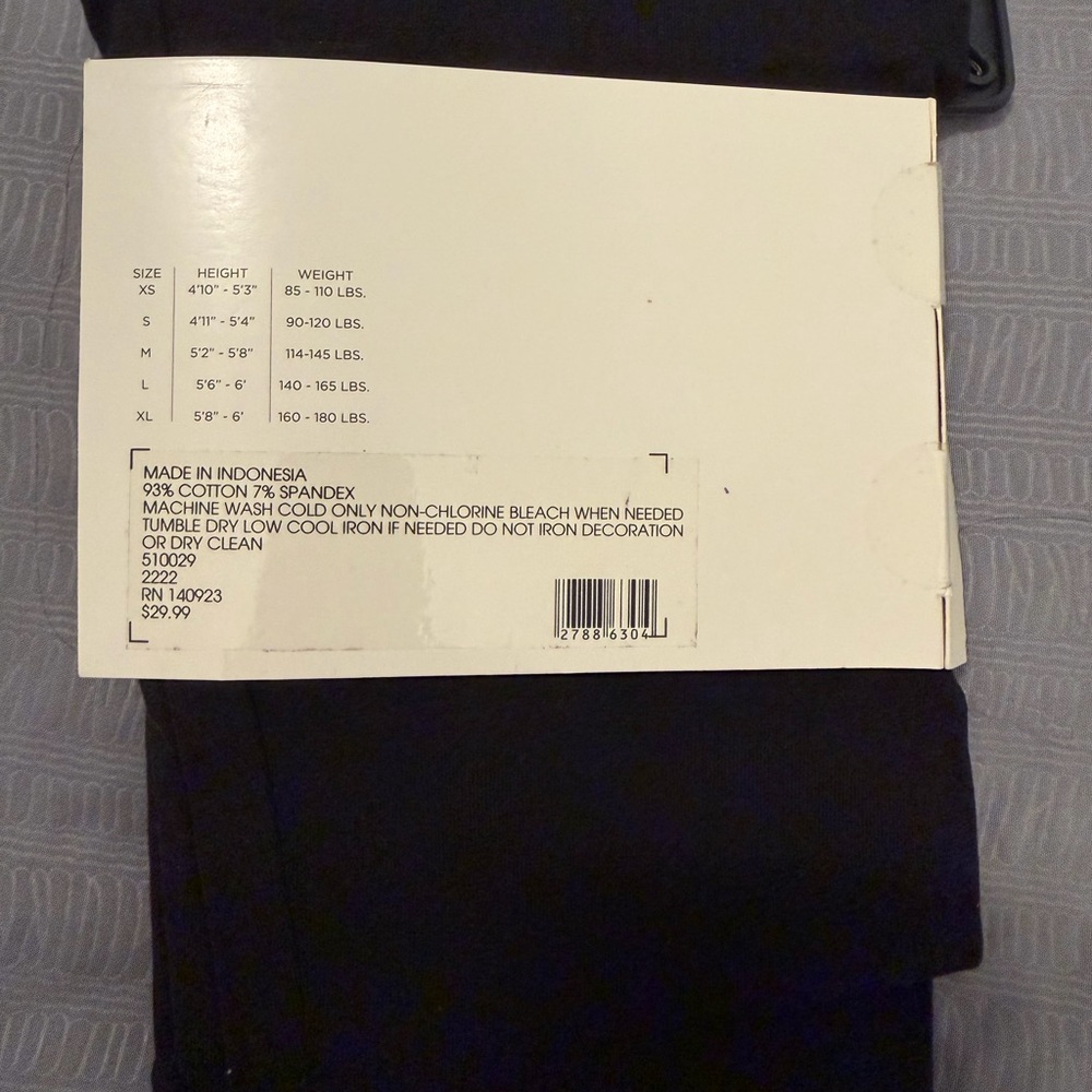 LOFT Outlet Black Leggings - Picture 3 of 3